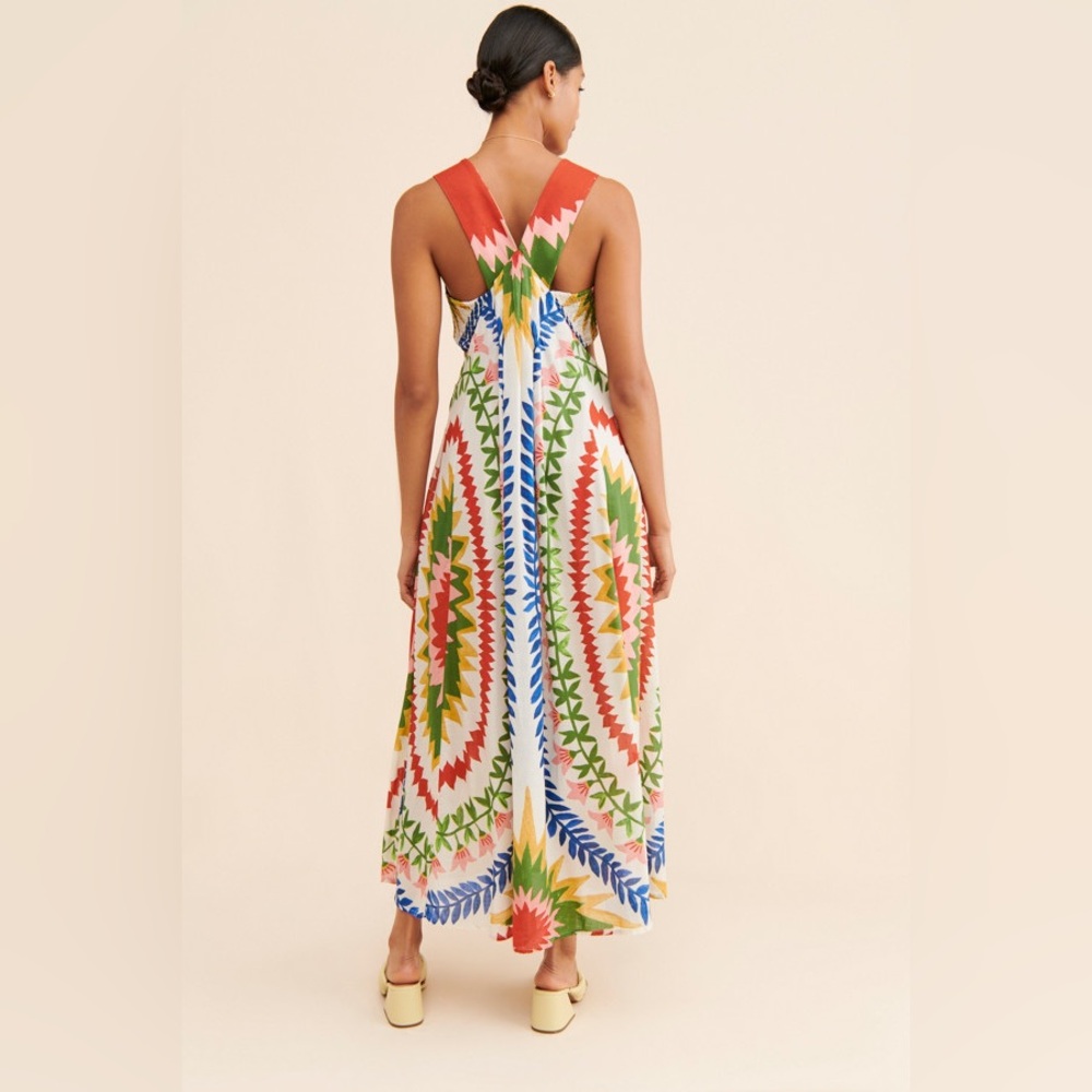 Incerti for Anthropologie Cut Out Bandeau Maxi Dress Size XS - Picture 3 of 12